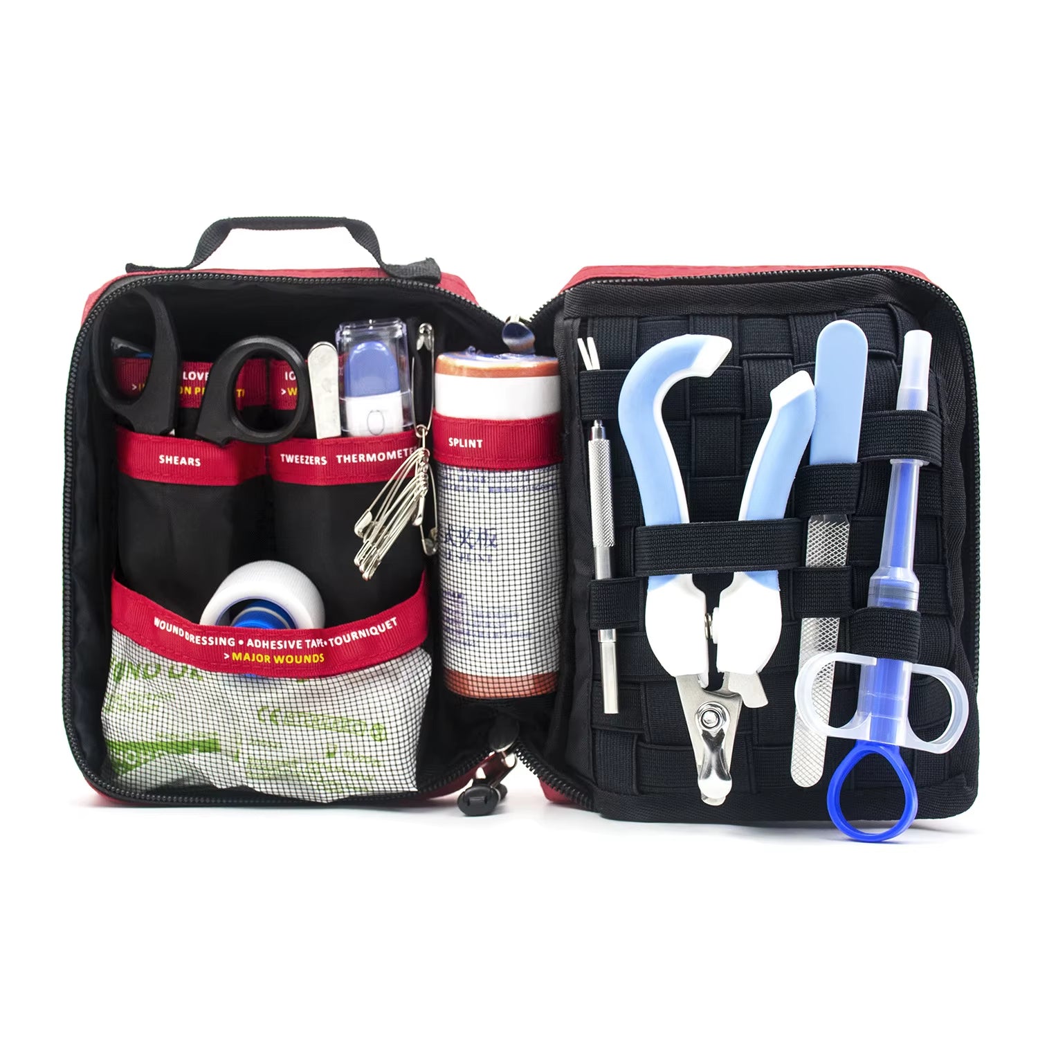 Pet First Aid Kit for Outdoor Use; Outdoor Home Portable Cat and Dog Care Bag